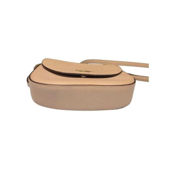 Kate Spade Leila Mini Flap Crossbody Warm Beige Leather, Adjustable Strap | EUC - Picture 7 of 16